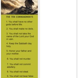 (25 unidades) Marcadores religiosos de los Diez Mandamientos – Moisés en el Monte Sinaí (25 unidades) Marcadores religiosos de los Diez Mandamientos – Moisés en el Monte Sinaí