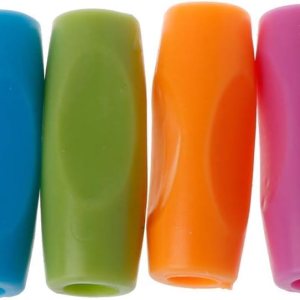 4 unidades de agarre de ayuda de escritura a color aleatorio, dispositivo de práctica para sujetar lápices para niños, para corregir posturas de 4 unidades de agarre de ayuda de escritura a color aleatorio, dispositivo de práctica para sujetar lápices para niños, para corregir posturas de
