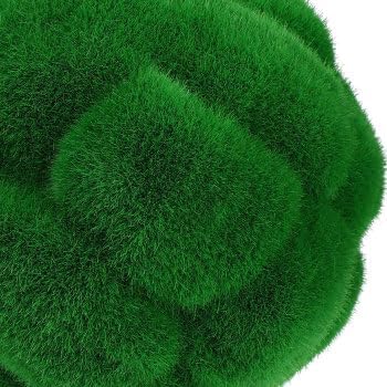 EXCEART Bolas de musgo naturales decorativas verdes, bolas de musgo secas de imitación, bolas colgantes, jarrón para llenar cuencos para el hogar,