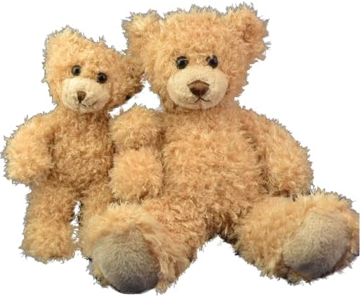 Butterscotch – Oso de peluche de 8 pulgadas, bonito y tierno oso de peluche, regalos para niños, bebés, día de Pascua