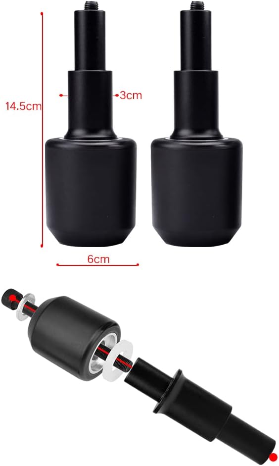Deslizadores de choque de marco de motocicleta para adaptarse a Kawasaki Z900 Z900 SE Z900RS Z900 RS CAFE Protector de choque del motor (negro)