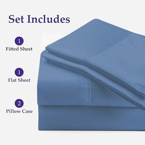 Balsara’S Juego de sábanas para barco, 100% algodón egiptán, 800 hilos universales en V, la mejor ropa de cama para embarcaciones en V, se adapta a