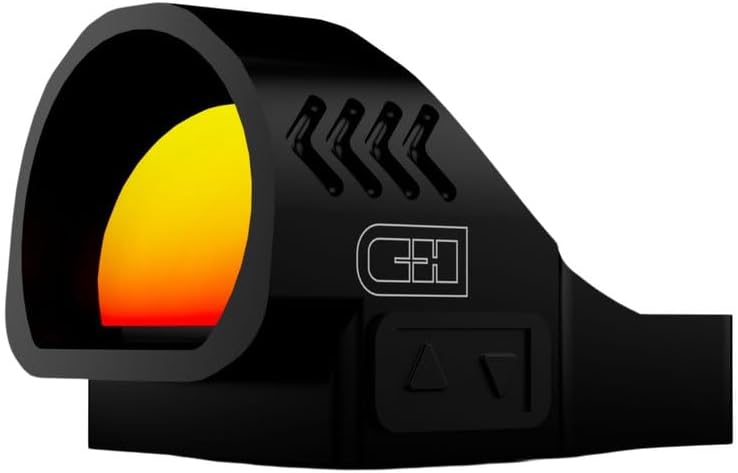 C+H COMP Red Dot Pistola óptica, ventana grande, ajustable, a prueba de golpes, impermeable, múltiples opciones de retícula disponibles