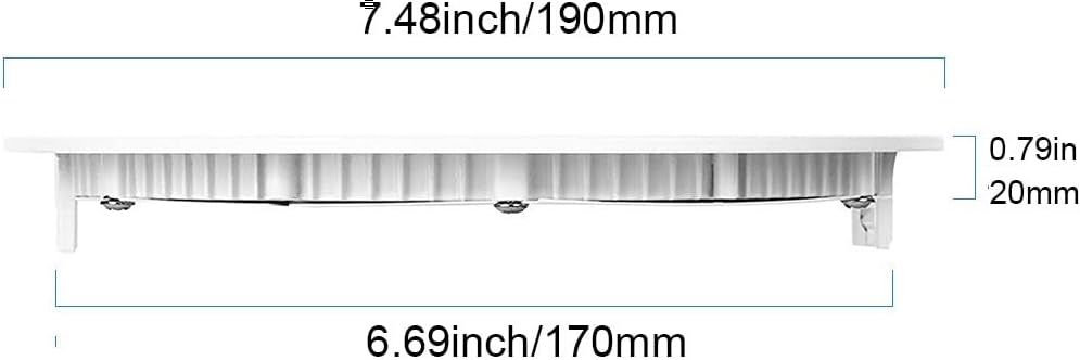 focos de luz LED con retroadaptación y ahorro de energía para empotrar en la pared, LED Ceiling Light, 15.00watts, 110.00 volts