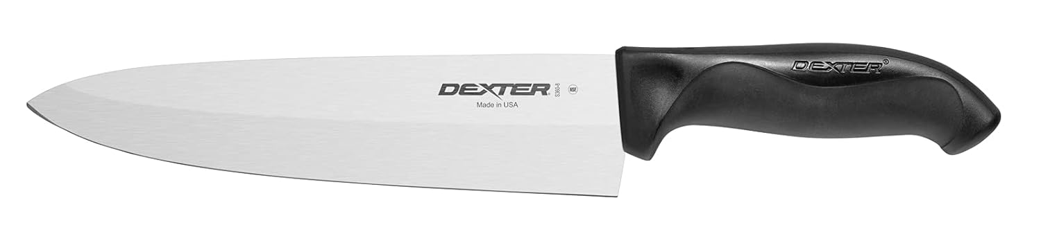 Dexter – Cuchillo de cocina de 8 pulgadas, mango negro