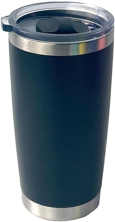 Rambler – Vaso de acero inoxidable aislado al vacío de 20 onzas con tapa MagSlider, hay dos capas, taza de viaje reutilizable, taza de té caliente y