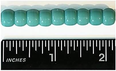 Cuentas de cuervo azul, cuentas de poni, fabricadas en Estados Unidos, 0.236×0.354 in