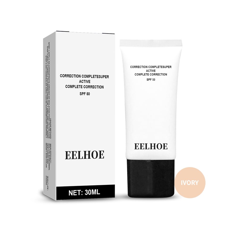 DOGROT Crema SPF 43 CC para piel madura – Protector solar facial todo en uno, base, imprimación, hidratante y corrector con propiedades correctoras