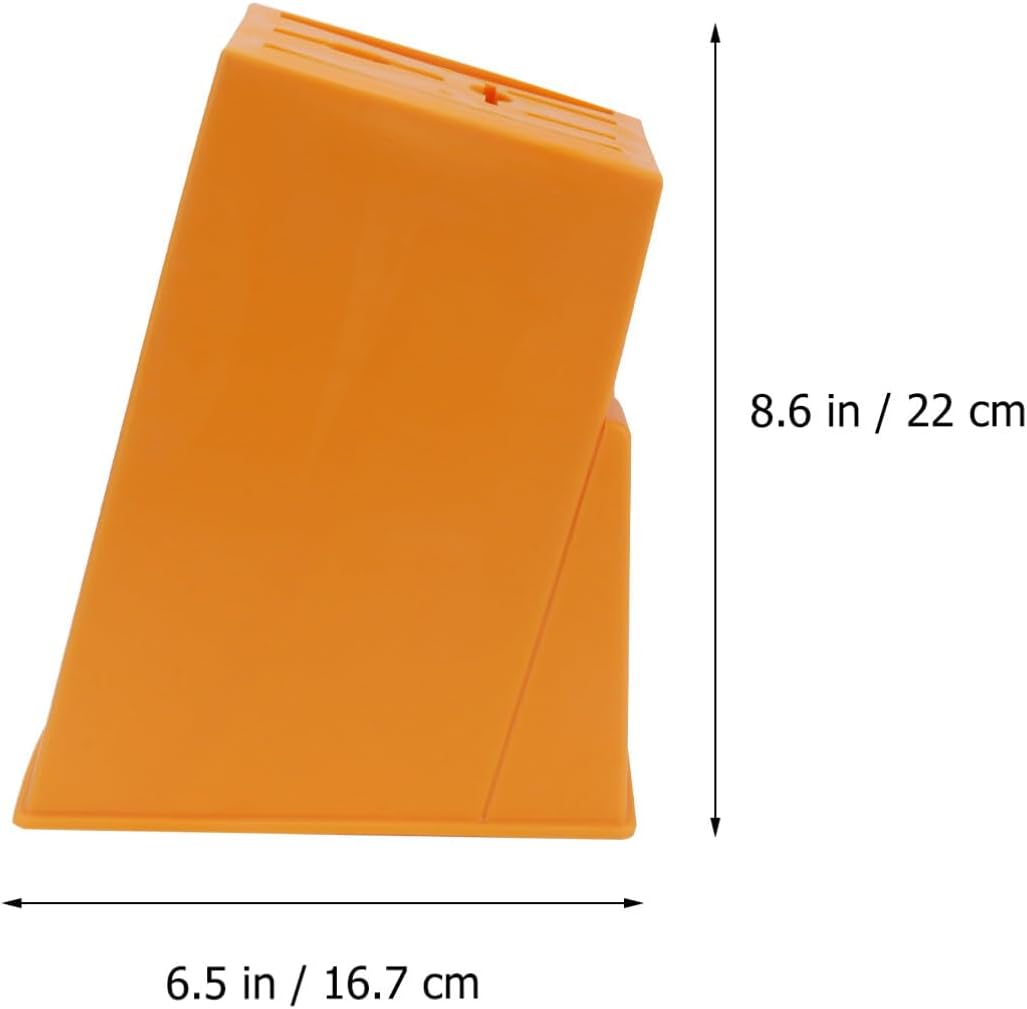 OSALADI Juegos de comedor Bloque de cuchillos de cocina de plástico Soporte para cuchillos Organizador de almacenamiento de cuchillos de cocina