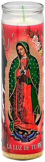 Vela Virgen de Guadalupe PAQUETE DE 12