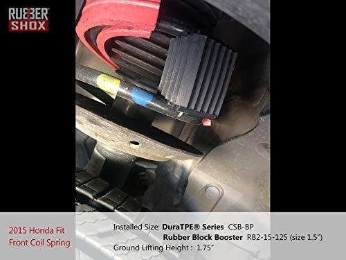 EE. UU. RubberShox – Kit universal de amortiguador de resorte helicoidal y suspensión automotriz de la serie DuraTPE para mejorar el rendimiento y