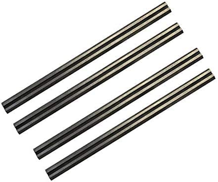 Cuchillas cepilladoras HSS de 3-14 pulgadas y 3.228 in – Compatible con Bosch PA1202 y Powertec 128300 (paquete de 4)