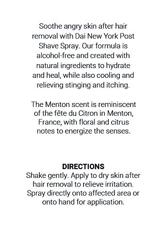 Spray para después del afeitado, fórmula natural sin alcohol, solución para después del afeitado para mujeres y hombres, 5 onzas (cítrico floral