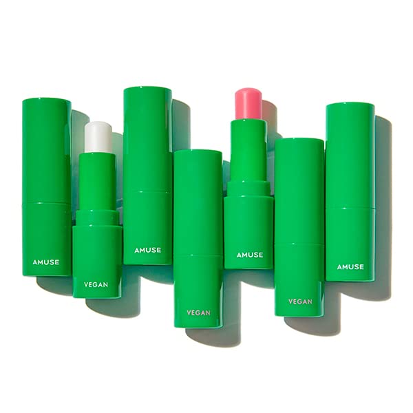 Amuse SEOUL Vegan Green Lip Balm 02 ROSE  rosa claro  hidratante, nutritivo, ecológico, belleza limpia, vegano