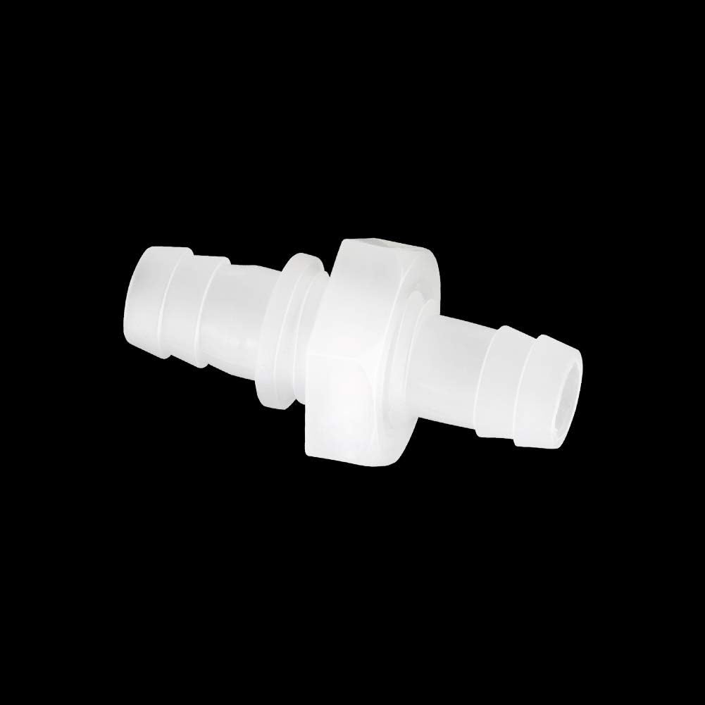 Feelers Púa de manguera de 12 pulgada a granel, accesorio de púas hexagonales, adaptador de plástico, empalmador de unión con junta para