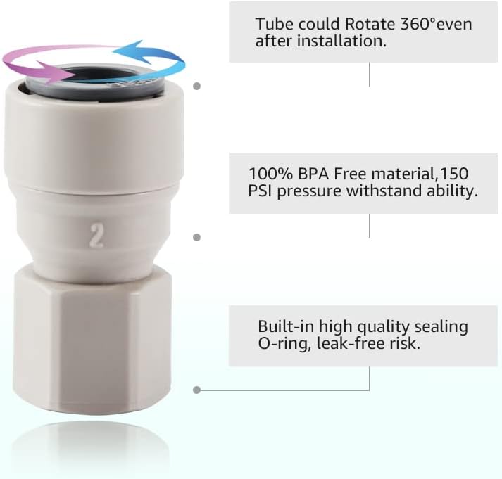 Homebrew – 6 unidades de dispensador de líquido de gas de barril de maíz para cerveza, conector de junta rápida para manguera de tubo de cerveza de
