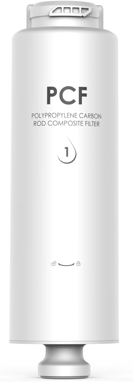 Slevoo Filtro PCF del sistema de ósmosis inversa, filtro de repuesto para el sistema de ósmosis inversa F2 600 GPD debajo del fregadero, viene con