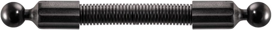 ARKON Mounts – Poste de extensión de 10 pulgadas con brazo de doble zócalo con extremos de bola de 0.984 in (1 pulgada)