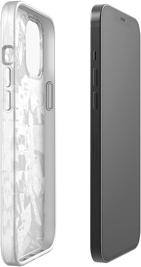 Funda compatible con iPhone 7 Plus8 Plus, Jujutsu Kaisen, Gojo Satoru, funda de teléfono suave y transparente de TPU en blanco y negro