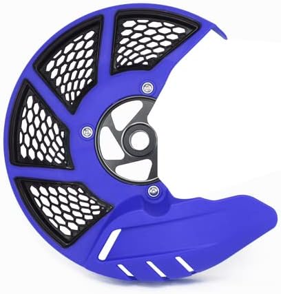 Protector de disco de freno delantero para motocicleta, protector de disco trasero de aluminio compatible con YZ125 YZ250 2008-2017 YZ250F 2007-2013