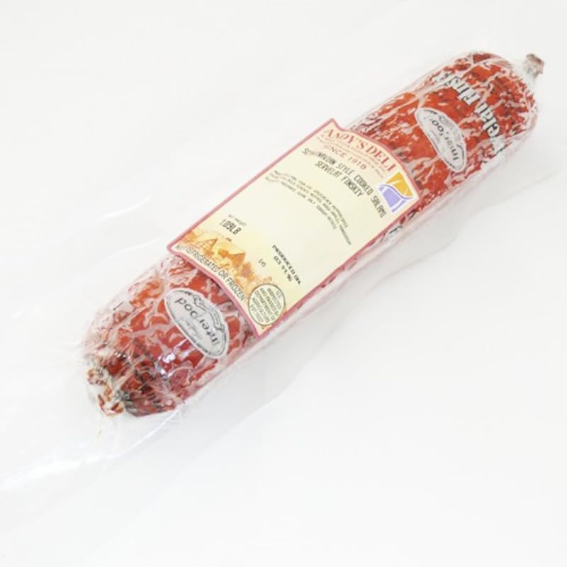 ANDY’S FINNISHSCANDINAVIAN COOKED SALAMI 1.5lb – Auténtica delicia europea salchicha premium para entusiastas de la comida inteligente