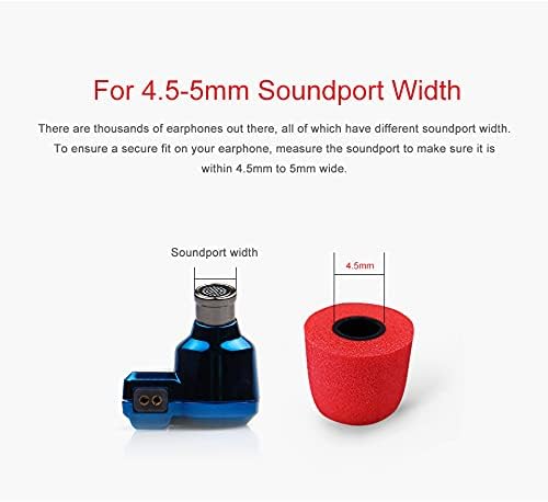Tapón súper suave para los oídos, 3 pares T400t500 (l m s) de calibre de 0.193 in, almohadillas de espuma de memoria, almohadillas de silicona de