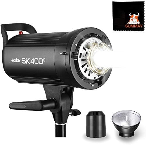 GODOX SK400II Estudio Estroboscópico Flash Light 400W GN65 5600K 150W Modelado Lámpara Profesional Speedlite para Estudio Retrato Fotografía