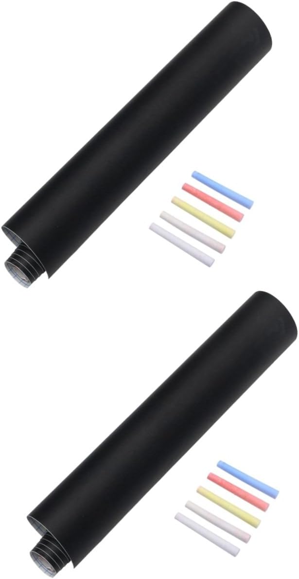 Operitacx 2 unids Adhesivo Pizarra Pegatinas de Pared Pizarra para Niños Pizarra Pegatina de Pared Pizarra para Niños Pizarrones para Niños