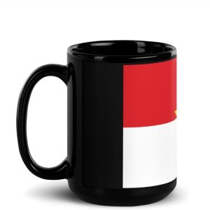 Bandera de Montería Córdoba – Taza de Café Cerámica Negra Bandera de Montería Córdoba – Taza de Café Cerámica Negra