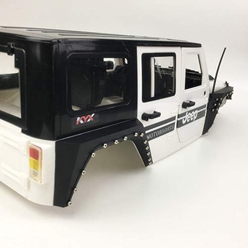 KYX Racing DIY guardabarros de nailon para 110 Rc Crawler Car Jeep Wrangle Body Axial SCX10 II