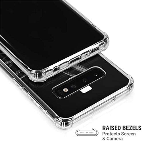 Skinit Funda transparente compatible con Samsung Galaxy S10, diseño de retrato de Dragon Ball Z Goku con licencia oficial