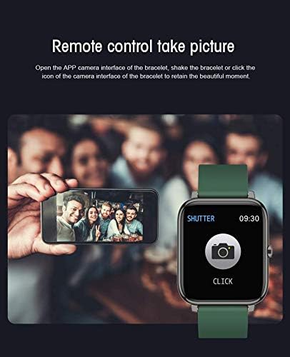 HANDA – Reloj inteligente para hombres y mujeres, monitor de actividad deportiva con pantalla táctil completa, reloj inteligente con frecuencia