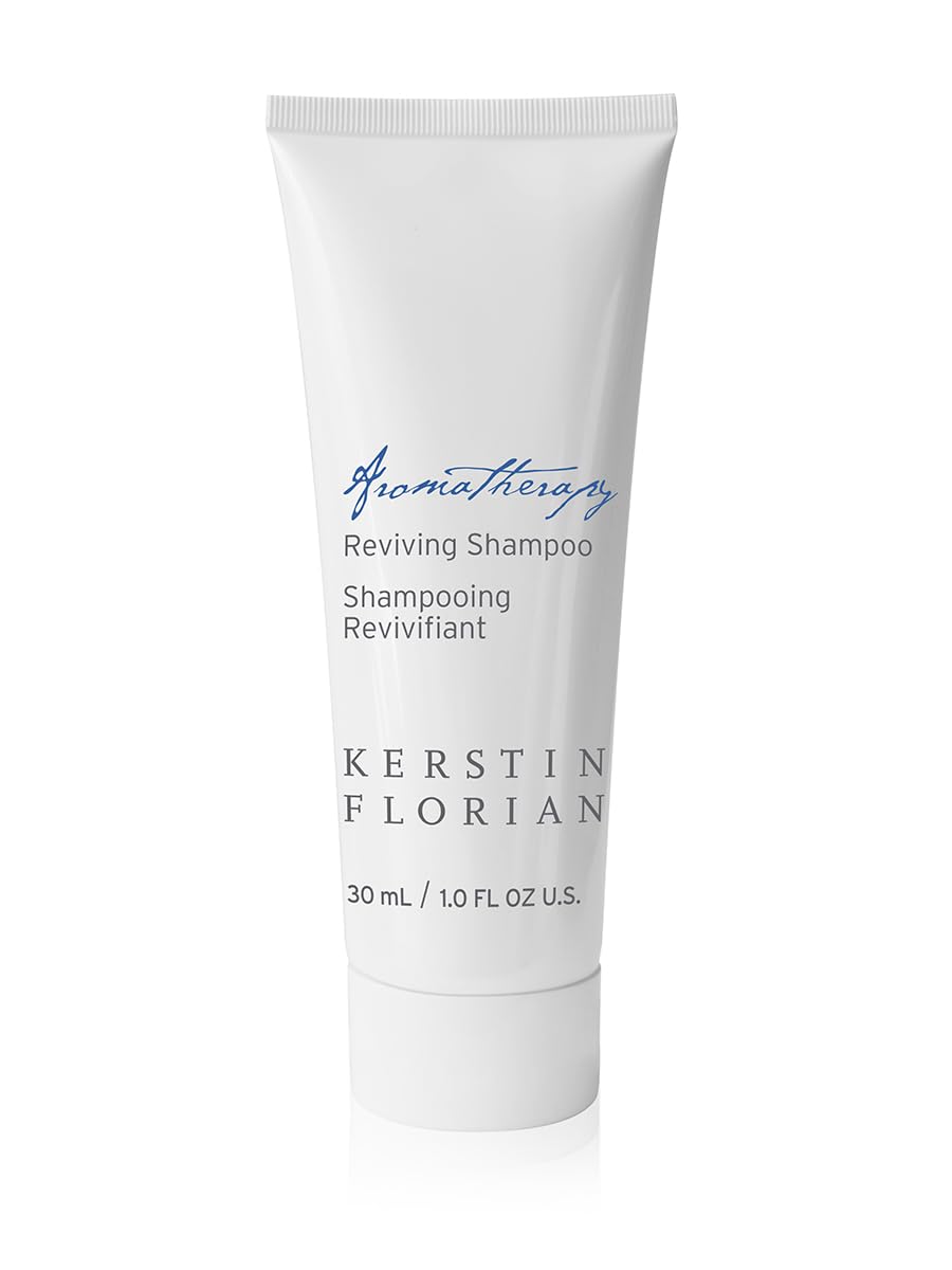Kerstin Florian Champú Reviving – Tamaño de viaje, fórmula natural con aloe vera, champú hidratante y fortalecedor para todo tipo de cabello, sin