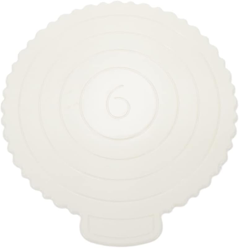 3 tablas reutilizables para tartas de 6 pulgadas, base redonda de plástico grueso de 0.079 in, diámetro de 7.48 pulgadas
