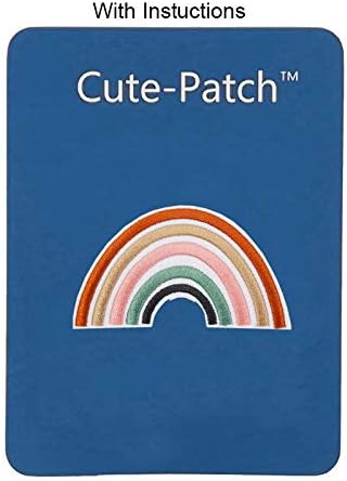 Cute-Patch Parche bordado de arcoíris Morandi de 3 pulgadas