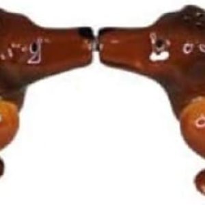 Pacific Giftware Happy Hot Dogs Daschund – Salero y pimentero SP Pacific Giftware Happy Hot Dogs Daschund – Salero y pimentero SP