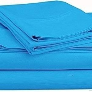Galaxy’s Linen Sábanas súper suaves de 500 hilos, 100% algodón egipcio en turquesa (sólido), tamaño (matrimonial – XL), juego de sábanas profundas Galaxy’s Linen Sábanas súper suaves de 500 hilos, 100% algodón egipcio en turquesa (sólido), tamaño (matrimonial – XL), juego de sábanas profundas