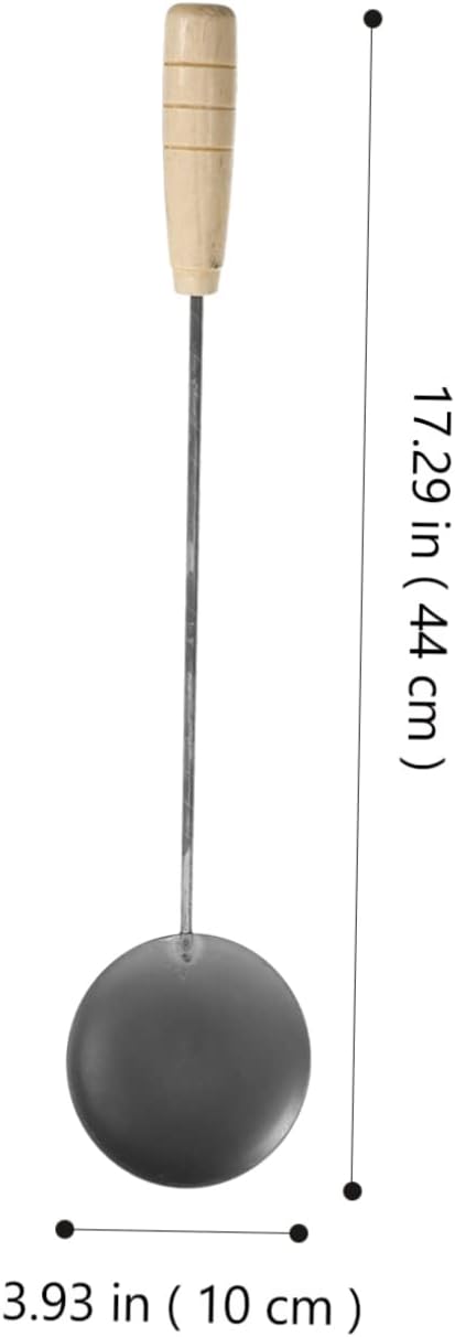 Anneome Cuchara para pastel de camarones, roseta escandinava de hierro, molde para galletas, embudo, máquina para pasteles, cuchara de metal para