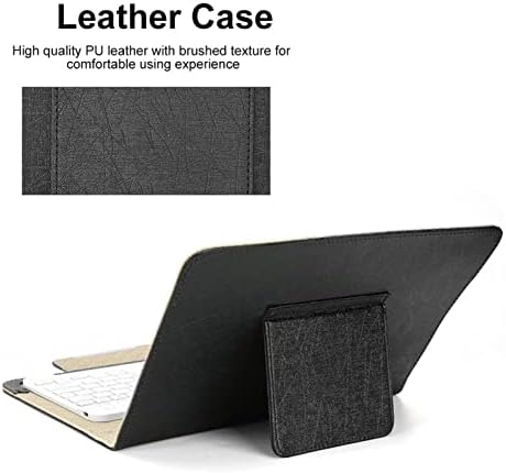Goshyda 9.7 10.1 pulgadas universal Tablet PU funda protectora + teclado Bluetooth para Androidpara iOSpara ganar, para airepara Samsungpara Huawei