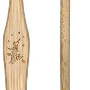 ‘Witch with her cat on a Broom Stick ‘ Bamboo Toothbrush (TF00018864) ‘Witch with her cat on a Broom Stick ‘ Bamboo Toothbrush (TF00018864)