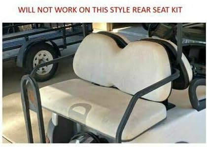 Huskey – Fundas de asiento para carrito de golf delantero y trasero para EZGO y Club Carvarios colores, material de vinilo de grado marino,