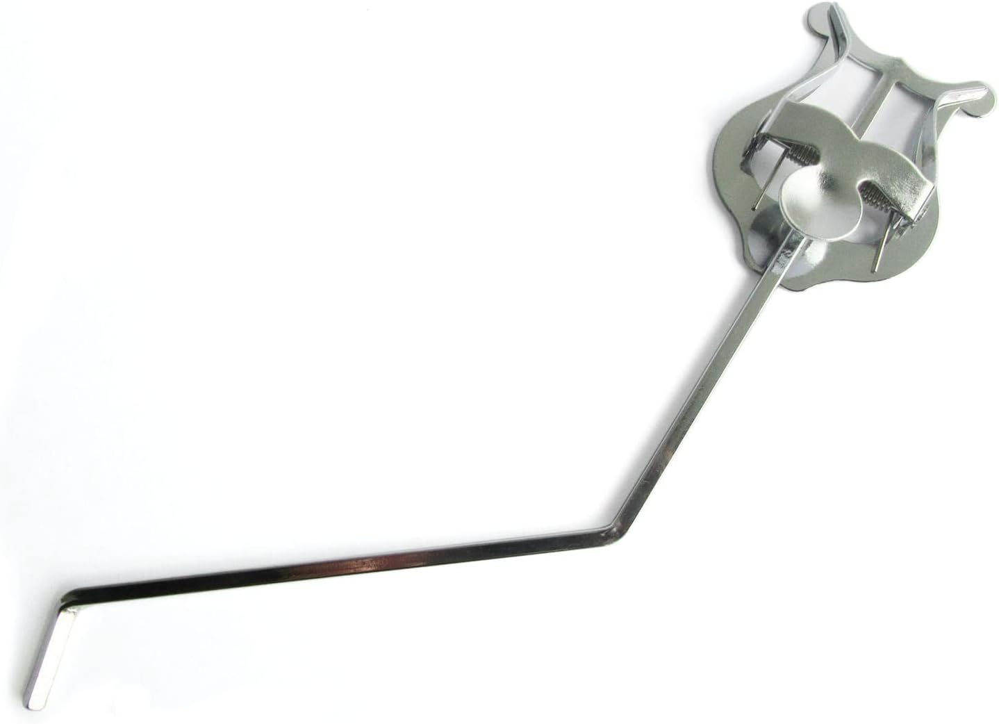 TUOREN Marching Lira Llave plana Euphonium Lyre Square Socket Music Sheet Clip Holder niquelado