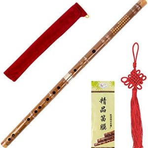 Instrumento musical chino hecho a mano tradicional Flauta de bambú vintage Dizi (tecla G) Instrumento musical chino hecho a mano tradicional Flauta de bambú vintage Dizi (tecla G)