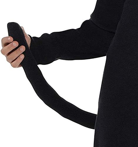 Amscan Zipster – Disfraz de gato negro con capucha para niñas, talla S, con capucha