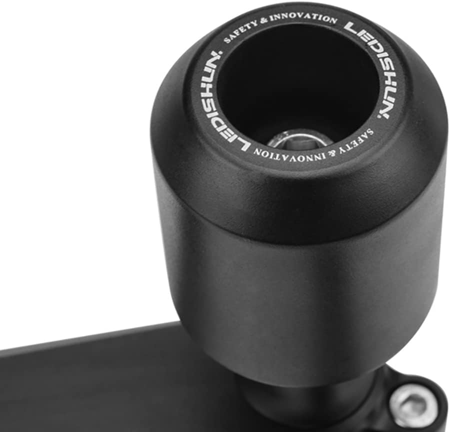 Deslizadores de choque de marco de motocicleta para adaptarse a Kawasaki Z900 Z900 SE Z900RS Z900 RS CAFE Protector de choque del motor (negro)