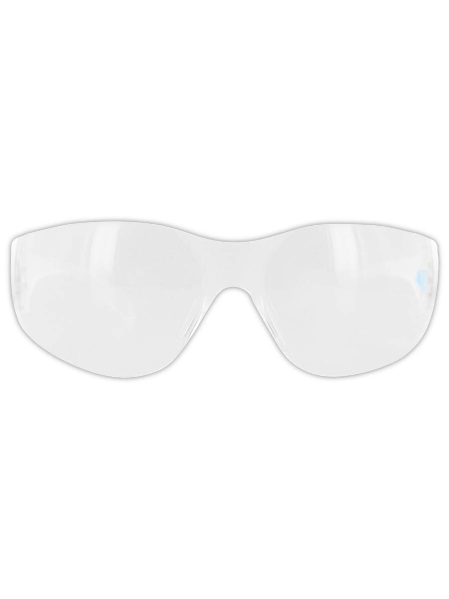 Gafas de seguridad resistentes a los impactos, 12 pares, talla única, ajuste unisex, lentes protectoras de policarbonato transparente