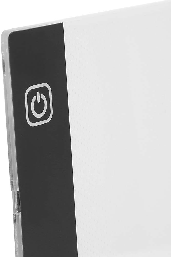 Caja de luz de rastreo, brillo A5 ajustable 3 niveles de atenuación LED almohadilla de luz para animación, diseño de pintura, dibujo, boceto