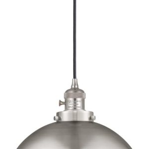 Innovations 201CSW-SN-HFS-121-SN-LED – Colgante de 1 luz, níquel satinado cepillado Innovations 201CSW-SN-HFS-121-SN-LED – Colgante de 1 luz, níquel satinado cepillado