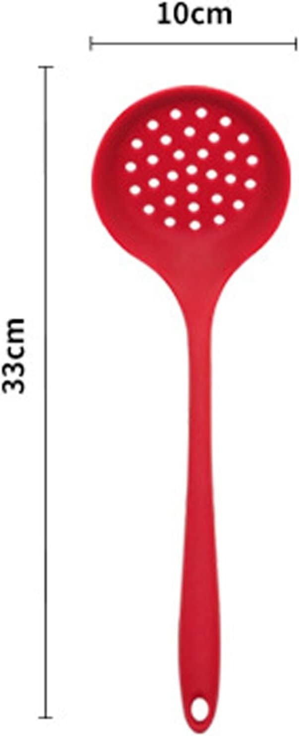 Juego de soportes para utensilios de cocina, colador de silicona de grado alimenticio, herramienta de cocina, sartén antiadherente, cuchara de goteo