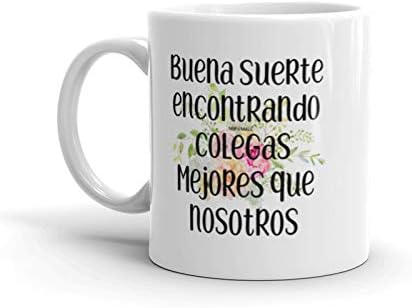 Buena suerte colegas jarra gifts regalos, café té tazas, regalos de navidad (11oz) – wm3601 by MIPOMALL